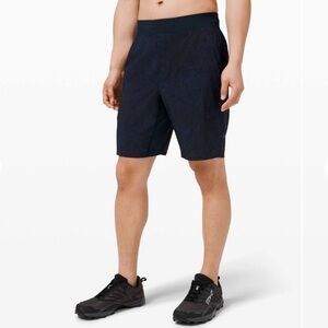 Lululemon T.H.E. Short 9" *Linerless Gravel Dust True Navy Multi